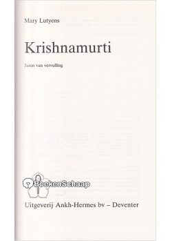 Krishnamurti Jaren van vervulling